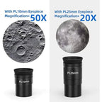 Telescope for Beginner 114mm Aperture 500mm AZ Mount Astronomical Reflector