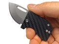 D2 Stub 2.0 Knife - Titanium Frame Lock & (( Carbon Fiber )) by Maratac® ( Spooky Sale! )