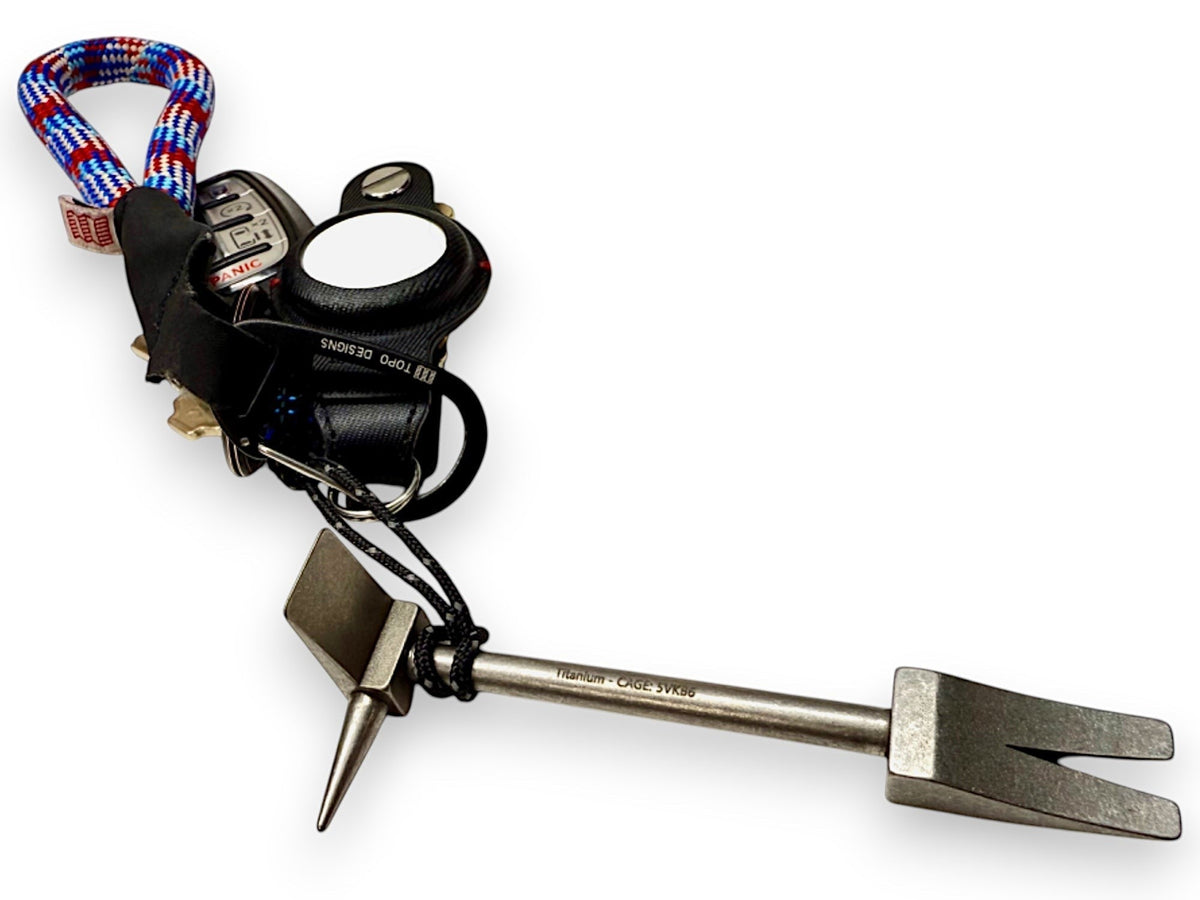 4" Ti Hooligan Forced Entry Tool - Titanium
