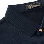 Seamless Check Texture Polo NAVY
