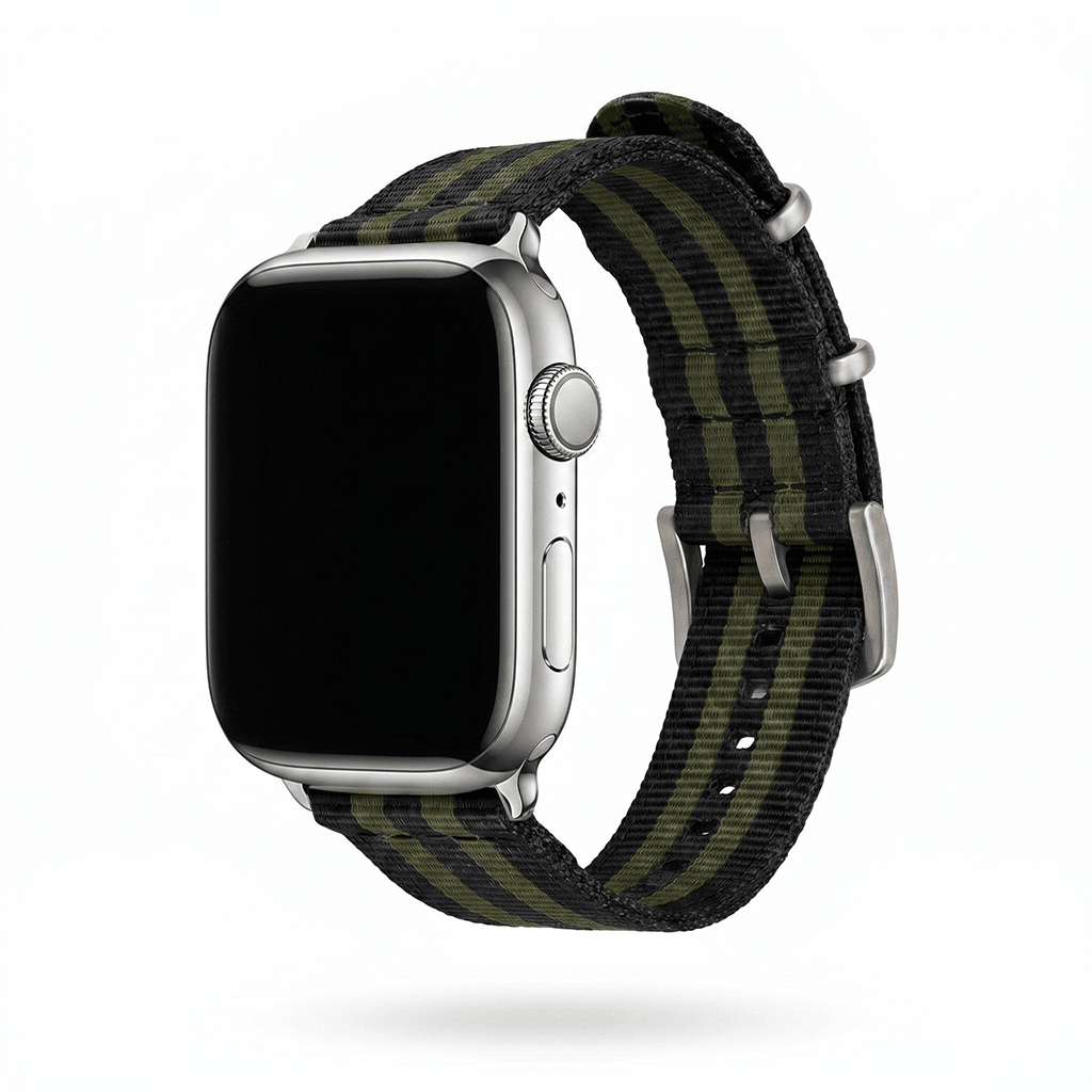 The O2 Band - For Apple Watch - Bond Olive