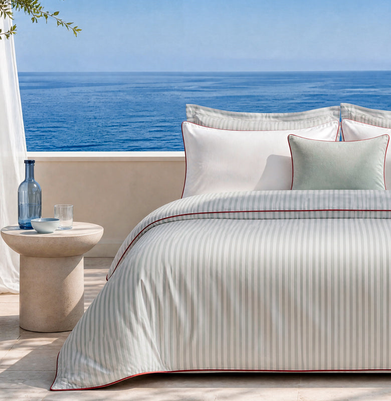 Mare Stripe Silky Lyocell Sheet Set