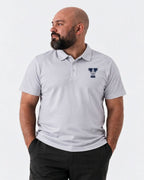 BYU Crest 2.0 Polo Light Grey