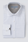 Leader Non-Iron Stripe // Thick White