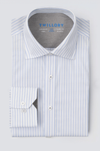 Leader Non-Iron Stripe // Thick White