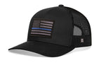 Thin Blue Line Trucker Hat  |  Tactical Police Snapback