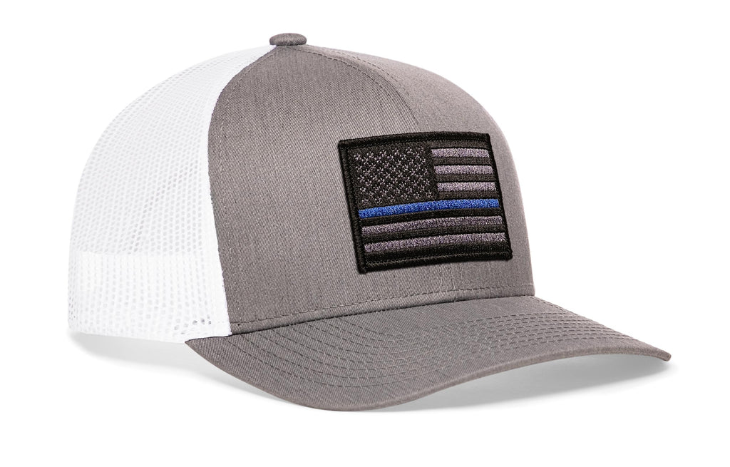 Thin Blue Line Trucker Hat  |  Tactical Police Snapback