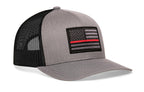Thin Red Line Trucker Hat  |  Tactical Firefighter Snapback
