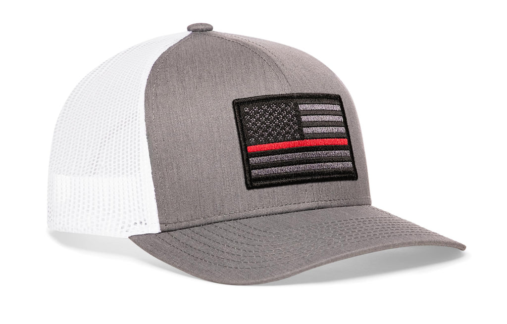 Thin Red Line Trucker Hat  |  Tactical Firefighter Snapback