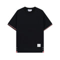 Thom Browne T-Shirt Without Collar 'Black'