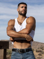 Throwback Tank White
