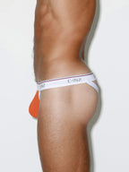 Throwback Y-Back Thong Basketball Orange