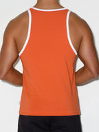 Throwback Tank Basketball Orange