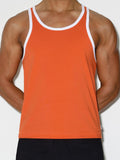 Throwback Tank Basketball Orange