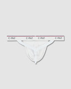 Throwback Y-Back Thong White