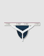Throwback Y-Back Thong Bicycle Blue