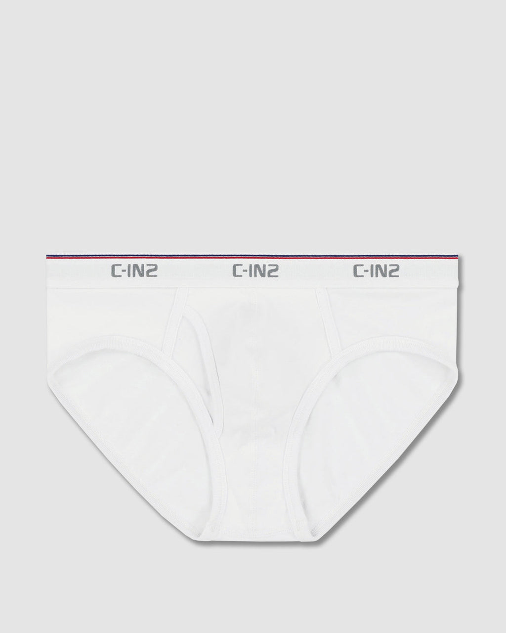 Throwback Fly Front Brief White