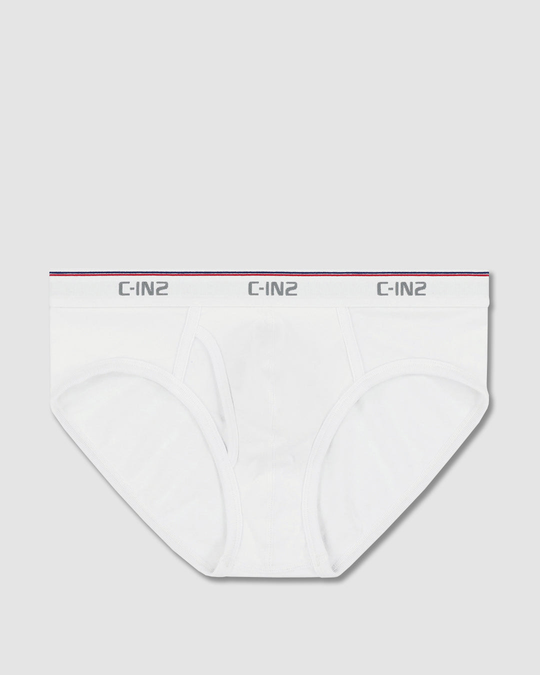 Throwback Fly Front Brief White