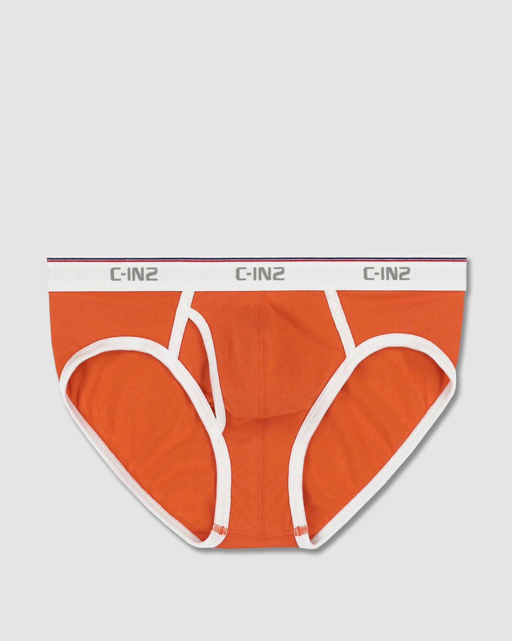 Throwback Fly Front Brief Basketball Orange