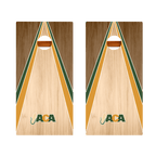 Throwback ACA Classic Wood Triangle Silver Series Cornhole Boards