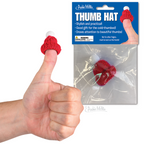 THUMB HAT - Cute Red Knitted Tiny Puppet Cap Gag Gift - Archie McPhee