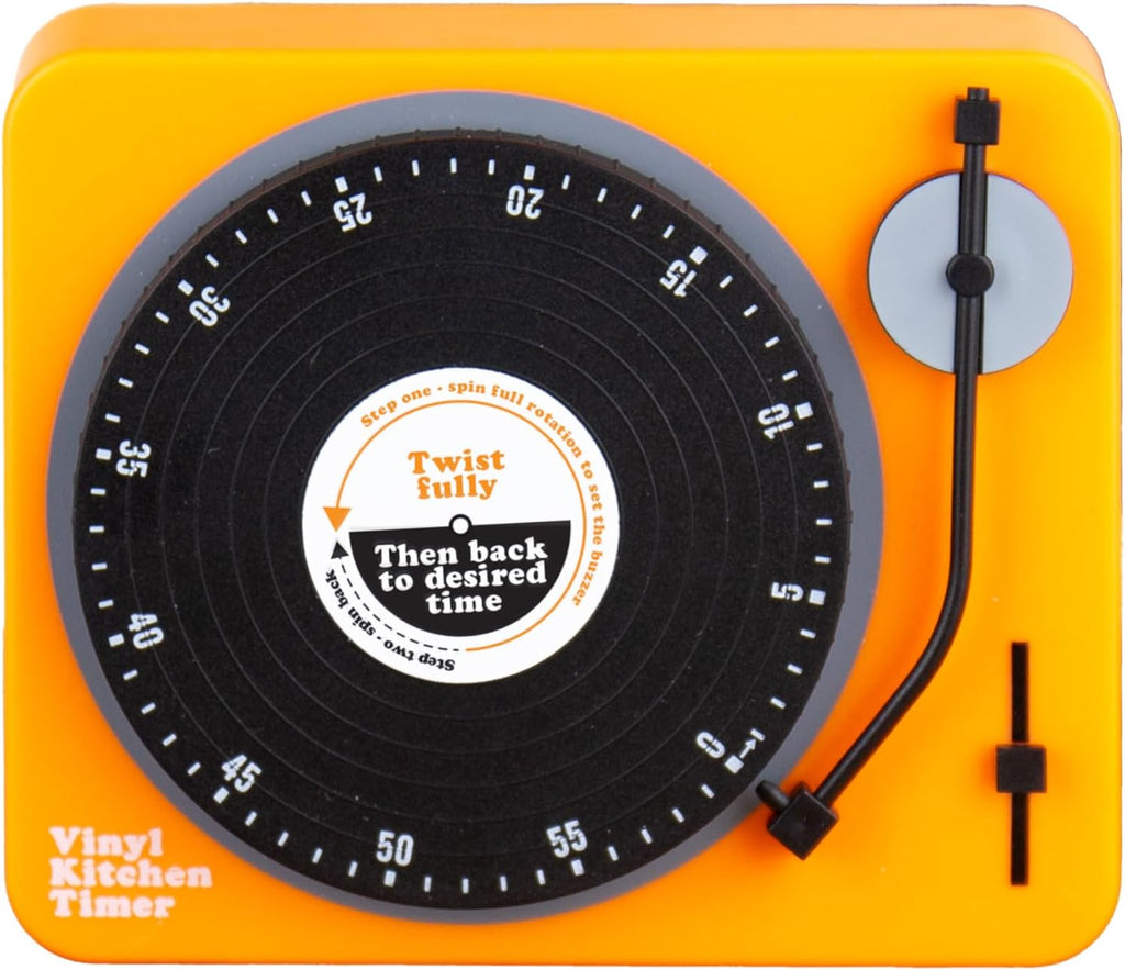 Retro Vinyl Record Player Kitchen Timer – Stylish & Fun Way to Keep Your Cooking 🎁