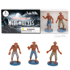 Mini Werewolve Figurines in Matchbox – 3-Piece Monster Toy Set by Archie McPhee