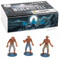 Mini Werewolve Figurines in Matchbox – 3-Piece Monster Toy Set by Archie McPhee
