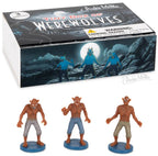 Mini Werewolve Figurines in Matchbox – 3-Piece Monster Toy Set by Archie McPhee