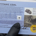 Titanic Coal - Display Card