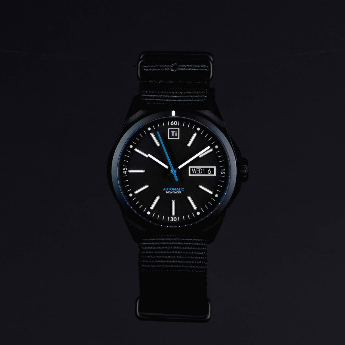 Ti Field Watch / Automatic / Black