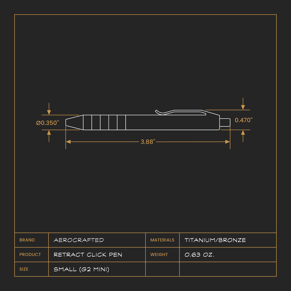 Retract Click Pen