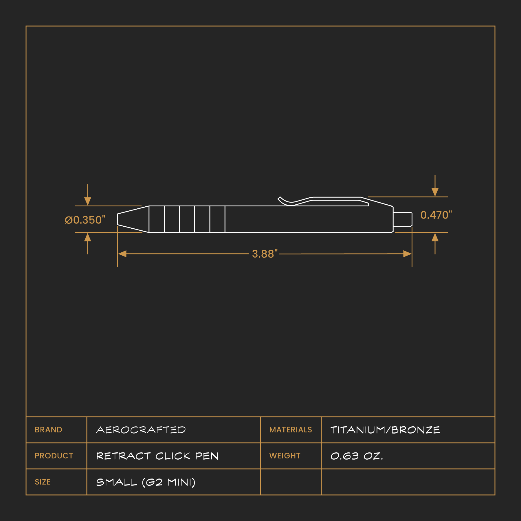 Retract Click Pen