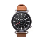 TK-01 - Trek Watch with Italian Leather Strap - Whiskey Brown