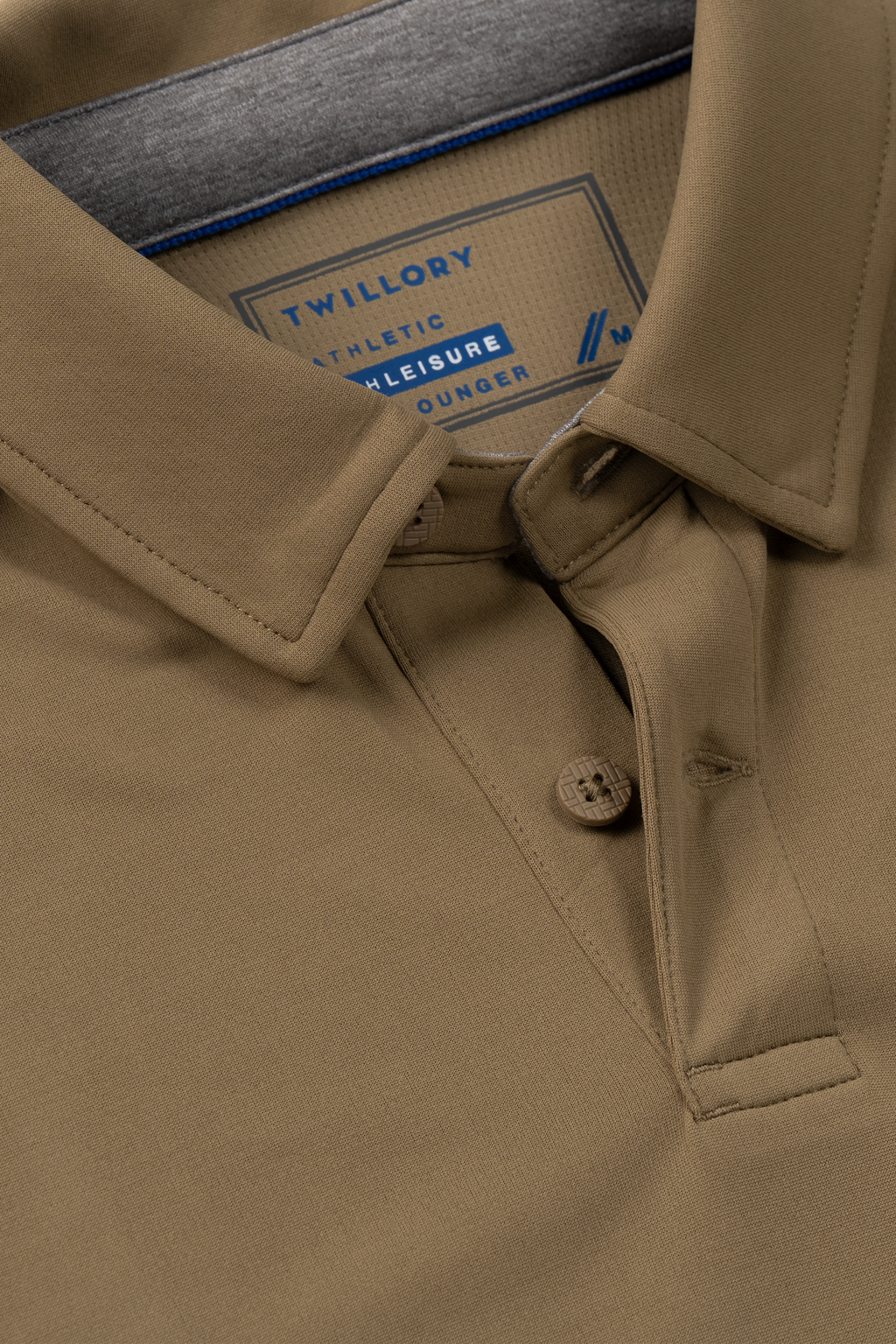 Short Sleeve Polo Solid // Tobacco