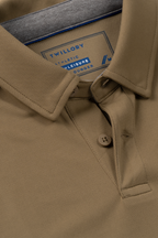 Short Sleeve Polo Solid // Tobacco