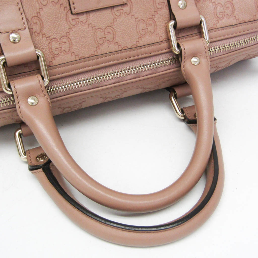 Gucci Guccissima · Boston Bag · Blush Leather