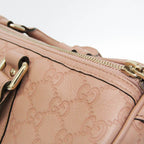 Gucci Guccissima · Boston Bag · Blush Leather