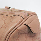 Gucci Guccissima · Boston Bag · Blush Leather