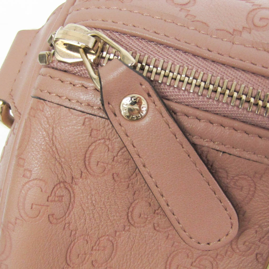 Gucci Guccissima · Boston Bag · Blush Leather