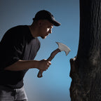 Combat tomahawk "Barong" with polymer composite handle