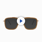 Captiva - Metal & Wood Sunglasses