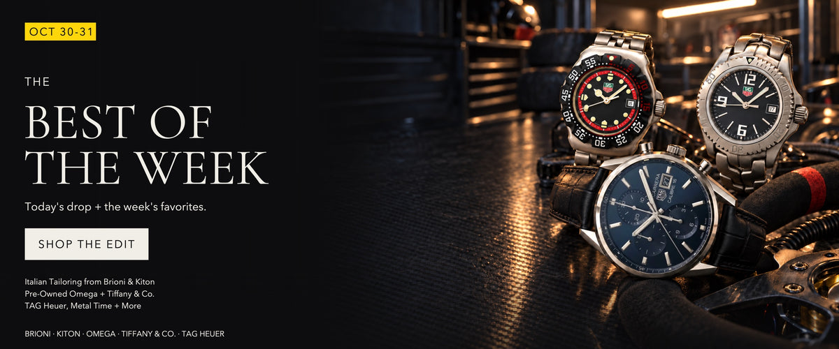 The Best of the Week: Italian Tailoring, Omega, Tiffany & More