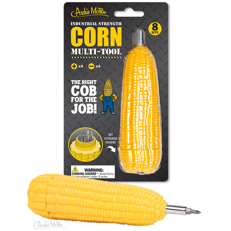 Funny Corn Multi-Tool – Hilarious Gag Gift, Kitchen Tool - Archie McPhee🌽