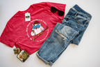 Tootsie Iconic Mr. Owl Heather Red Tee