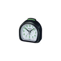 Casio Analog Alarm Clock White Dial Compact Bedside Clock - TQ-148-1D