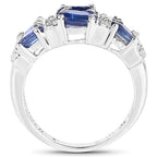 2.44 Carat Genuine Kyanite .925 Sterling Silver Ring