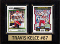 Travis Kelce Score Donruss 2022 2023  2 Card 6" x 8" Plaque Kansas City Chiefs