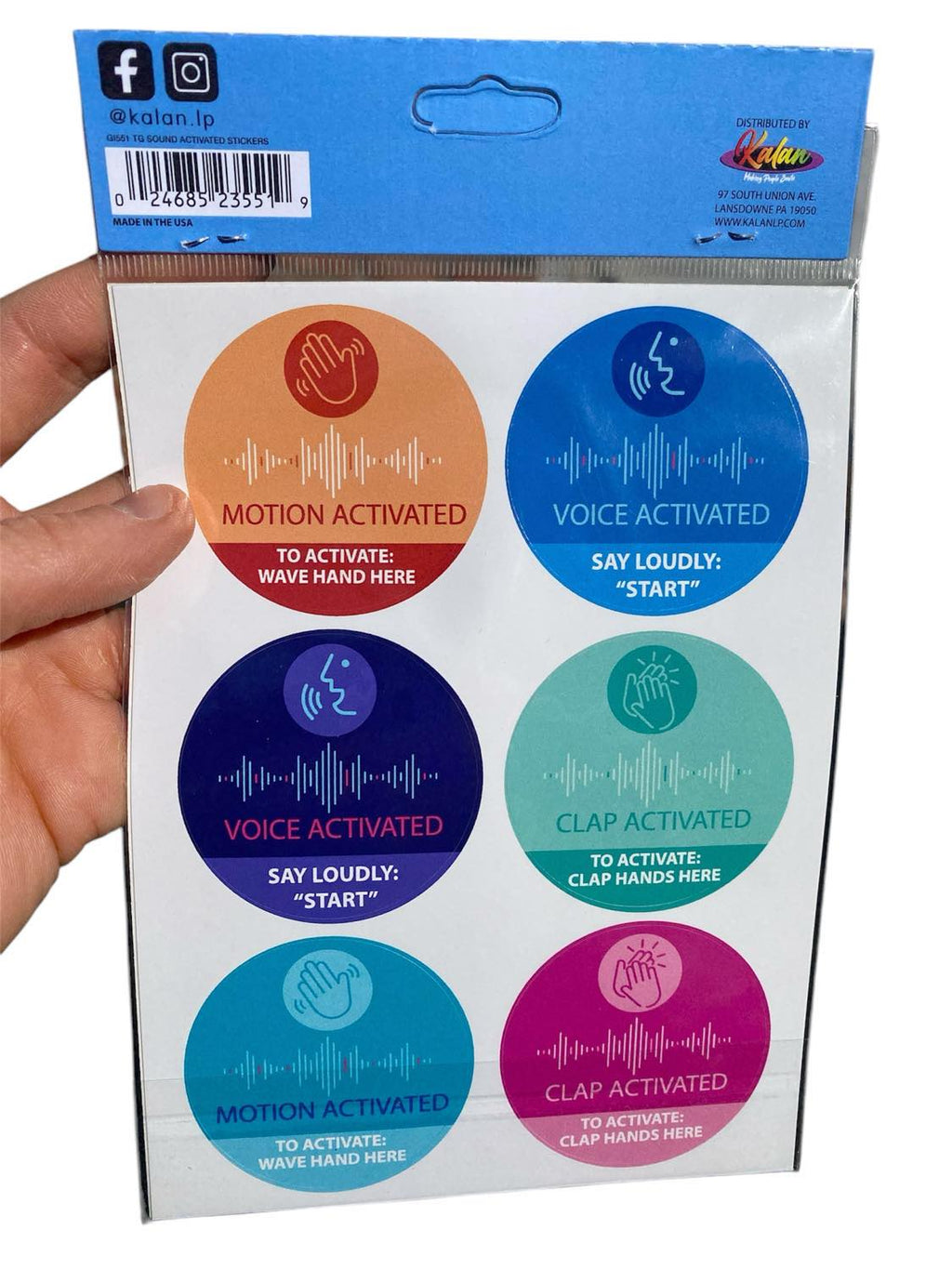 12pc Sound & Motion Activated Prank Stickers – Ultimate Gag Gift for Pranksters 🤪