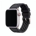 Tropical Rubber Band – For Apple Watch – Black
